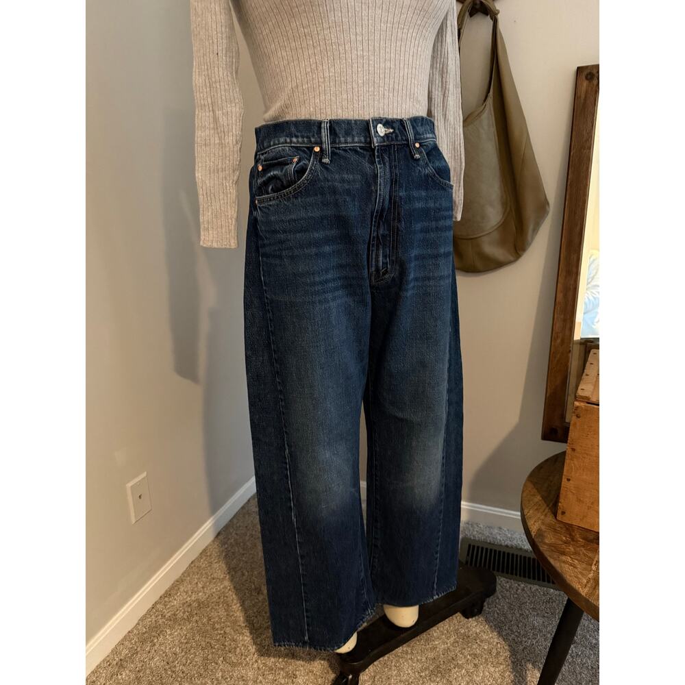 Mother denim half pipe ankle jeans dark wash. 30 did you bring me anything?